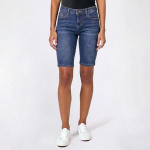 Juniors YMI(R)  Low Rise Essential Capri Denim Shorts alternate view